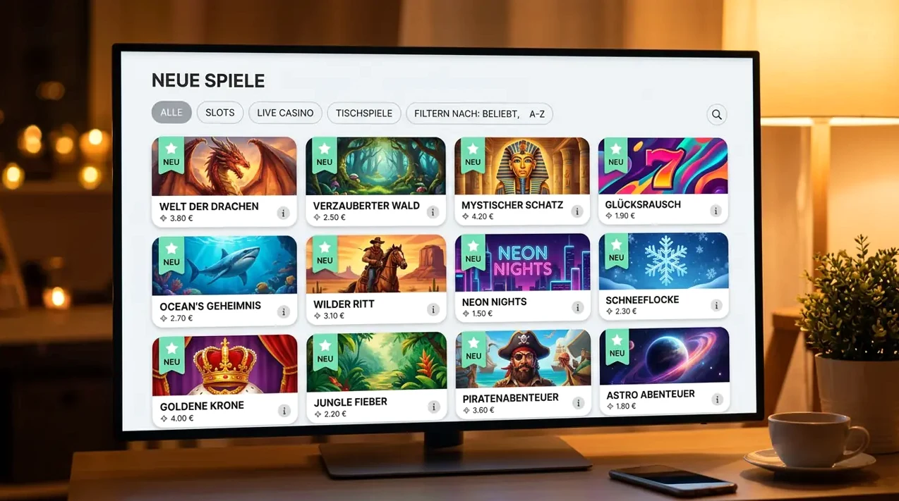 Neu & Crash Games im Hugo